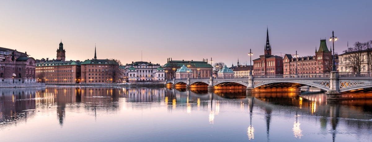 Stockholm skyline vid Riddarholmen